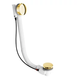 POLYSAN kád le- és túlfolyó, automata, 775 mm, dugó átm.: 72 mm, arany