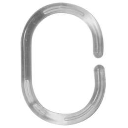 Zuhanyfüggöny-karika, víztiszta