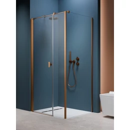 RADAWAY Nes Brushed Copper KDS I szálcsiszolt réz szögletes zuhanykabin - ajtó RADAWAY Nes Brushed Copper KDS I szálcsiszolt réz szögletes zuhanykabin - ajtó