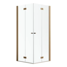 RADAWAY Nes Brushed Copper KDD-B szögletes szálcsiszolt réz zuhanykabin (1 oldal)