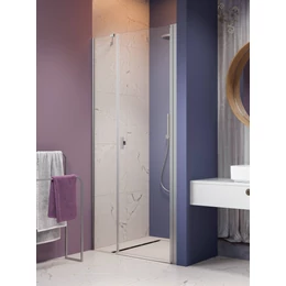 RADAWAY Nes Brushed Nickel DWS I szálcsiszolt króm zuhanyajtó