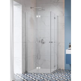 RADAWAY Nes KDD-B szögletes zuhanykabin (1 oldal)