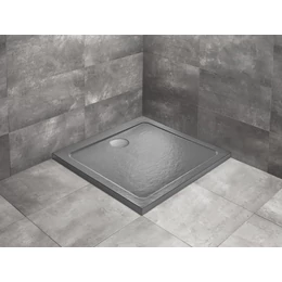 RADAWAY Doros Stone C szögletes akril zuhanytálca, antracit RADAWAY Doros Stone C szögletes akril zuhanytálca, antracit