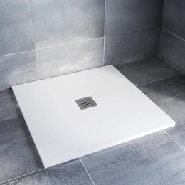 RADAWAY Kios SEw C lapos szögletes műmárvány zuhanytálca, fehér RADAWAY Kios SEw C lapos szögletes műmárvány zuhanytálca, fehér