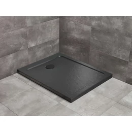 RADAWAY Doros Stone F szögletes akril zuhanytálca, fekete RADAWAY Doros Stone F szögletes akril zuhanytálca, fekete