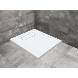 RADAWAY Doris C lapos szögletes műmárvány zuhanytálca, fehér RADAWAY Doris C lapos szögletes műmárvány zuhanytálca, fehér