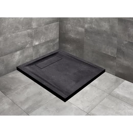 RADAWAY Doris C lapos szögletes műmárvány zuhanytálca, fekete RADAWAY Doris C lapos szögletes műmárvány zuhanytálca, fekete