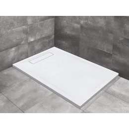 RADAWAY Doris F lapos szögletes műmárvány zuhanytálca, fehér RADAWAY Doris F lapos szögletes műmárvány zuhanytálca, fehér