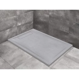 RADAWAY Doris F lapos szögletes műmárvány zuhanytálca, szürke RADAWAY Doris F lapos szögletes műmárvány zuhanytálca, szürke