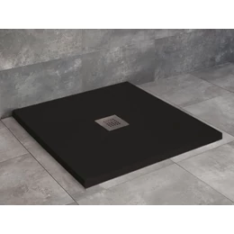 RADAWAY Kios C lapos szögletes műmárvány zuhanytálca, fekete RADAWAY Kios C lapos szögletes műmárvány zuhanytálca, fekete