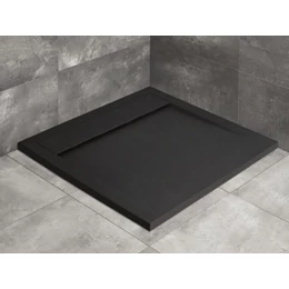 RADAWAY Teos C lapos szögletes műmárvány zuhanytálca, fekete RADAWAY Teos C lapos szögletes műmárvány zuhanytálca, fekete
