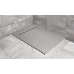 RADAWAY Teos F lapos szögletes műmárvány zuhanytálca, cemento RADAWAY Teos F lapos szögletes műmárvány zuhanytálca, cemento