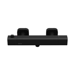 RAVAK 10° Free black termosztátos fali zuhanycsaptelep RAVAK 10° Free black termosztátos fali zuhanycsaptelep