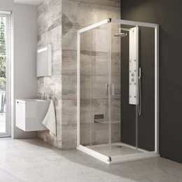 RAVAK Blix BLRV2 komplett zuhanykabin - fehér