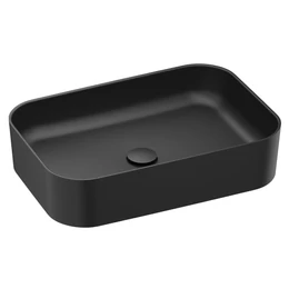 RAVAK Ceramic Slim R 550 kerámia mosdó, matt fekete RAVAK Ceramic Slim R 550 kerámia mosdó, matt fekete