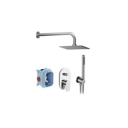 RAVAK Chrome II falba süllyesztett zuhanyszett