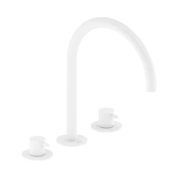 RAVAK Espirit háromfuratos álló mosdócsaptelep, 270 mm, bársony fehér RAVAK Espirit háromfuratos álló mosdócsaptelep, 270 mm, bársony fehér