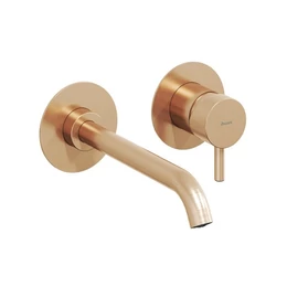 RAVAK Espirit falba süllyesztett mosdócsaptelep R-boxhoz, szálcsiszolt rose gold RAVAK Espirit falba süllyesztett mosdócsaptelep R-boxhoz, szálcsiszolt rose gold