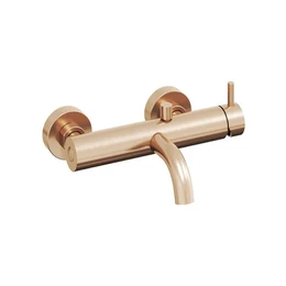 RAVAK Espirit fali kádcsaptelep zuhanyszett nélkül, szálcsiszolt rose gold