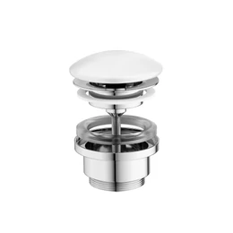 RAVAK mosdólefolyó - fix, fehér kerámia dugóval