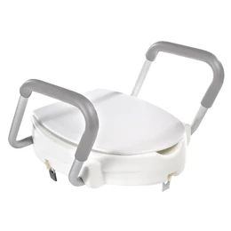 RIDDER magasított WC-ülőke, kapaszkodóval, fehér RIDDER magasított WC-ülőke, kapaszkodóval, fehér