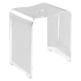 RIDDER Trendy fürdőszobai szék, 40×48×27,5 cm, átlátszó RIDDER Trendy fürdőszobai szék, 40×48×27,5 cm, átlátszó