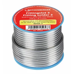 ROTHENBERGER fitting forrasz 3, 2 mm, 250 g, tekercs ROTHENBERGER fitting forrasz 3, 2 mm, 250 g, tekercs