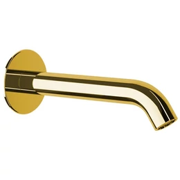 SAPHO fali kerek kifolyócső, 165 mm, arany