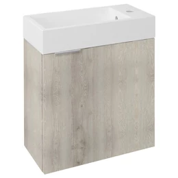 SAPHO Latus IV mosdótartó szekrény, balos/jobbos, 49,5×50×24,5 cm, mokka tölgy