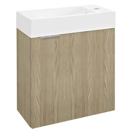 SAPHO Latus IV mosdótartó szekrény, balos/jobbos, 49,5×50×24,5 cm, bardíni szilva