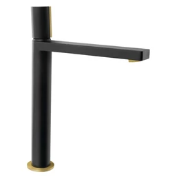 SAPHO Kaisa magasított csaptelep, fekete/matt arany