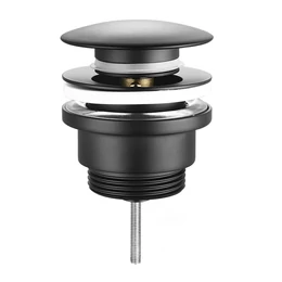 SAPHO klik-klak mosdólefolyó, 5/4", fekete SAPHO klik-klak mosdólefolyó, 5/4", fekete