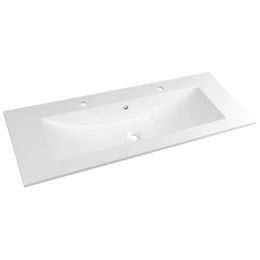 SAPHO Yukon öntöttmárvány mosdó, 2 furattal, 120×45 cm SAPHO Yukon öntöttmárvány mosdó, 2 furattal, 120×45 cm