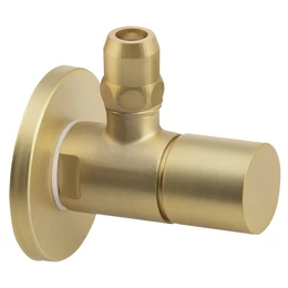 SAPHO sarokszelep rozettával, 1/2"×3/8", matt arany SAPHO sarokszelep rozettával, 1/2"×3/8", matt arany