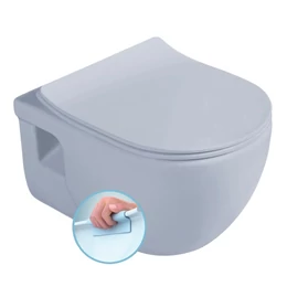 SAPHO Brilla Rimless fali WC, matt kék SAPHO Brilla Rimless fali WC, matt kék