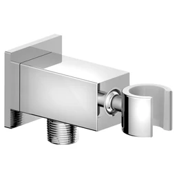 SAPHO szögletes kézizuhanytartó, vízbekötéssel, króm