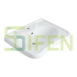 AKAD-4002 akadálymentes konkáv mosdó, 680x530 mm