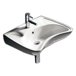 AKAD-4001 akadálymentes konkáv mosdó, keskeny kivitel, 590x460 mm