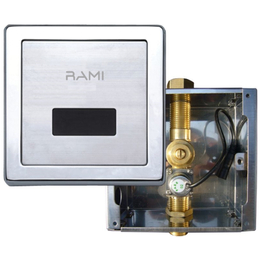 RAMI-8010 infravezérlésű vizelde öblítő szelep, falon belüli, elemes