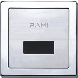 RAMI-8070 infravezérlésű WC öblítő szelep, falon belüli, elemes
