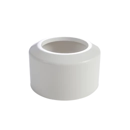 Csőtakaró, műanyag, magas, két részes, Ø110 mm