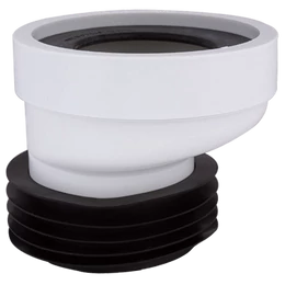 WC bekötő, excenteres (20 mm eltolással), Ø110 mm WC bekötő, excenteres (20 mm eltolással), Ø110 mm