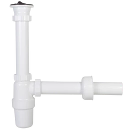 Mosogató búraszifon 6/4", egymedencés, leeresztőszeleppel, Ø40 mm-es elfolyással Mosogató búraszifon 6/4", egymedencés, leeresztőszeleppel, Ø40 mm-es elfolyással