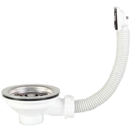 Leeresztőszelep 6/4", Ø114 mm, szögletes túlfolyóval Leeresztőszelep 6/4", Ø114 mm, szögletes túlfolyóval