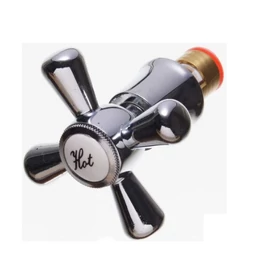 Szelepfelső 1/2" malomkerékkel - meleg Szelepfelső 1/2" malomkerékkel - meleg