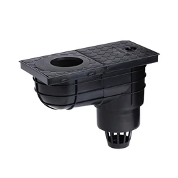 Kültéri víznyelő eresz bekötéssel, 110 mm