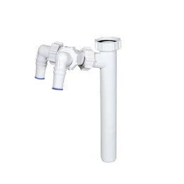 Kötőcső, dupla mosógép csatlakozóval (O32 × 265 mm)