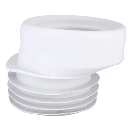 WC bekötő gumi, excenteres, fehér, Ø110 mm WC bekötő gumi, excenteres, fehér, Ø110 mm