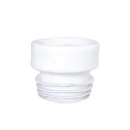 WC bekötő, egyenes, fehér, gumi WC bekötő, egyenes, fehér, gumi