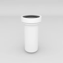 WC bekötőcső, egyenes, hosszú, műanyag, Ø110 mm WC bekötőcső, egyenes, hosszú, műanyag, Ø110 mm